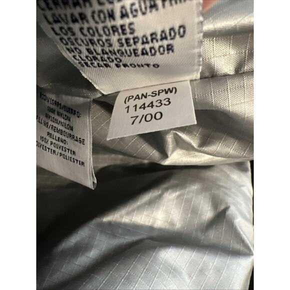 VTG Y2K Tommy Hilfiger Athletics TH85 SILVER Puffer Jacket Vest Size Sz XL, NEW! - Picture 8 of 8